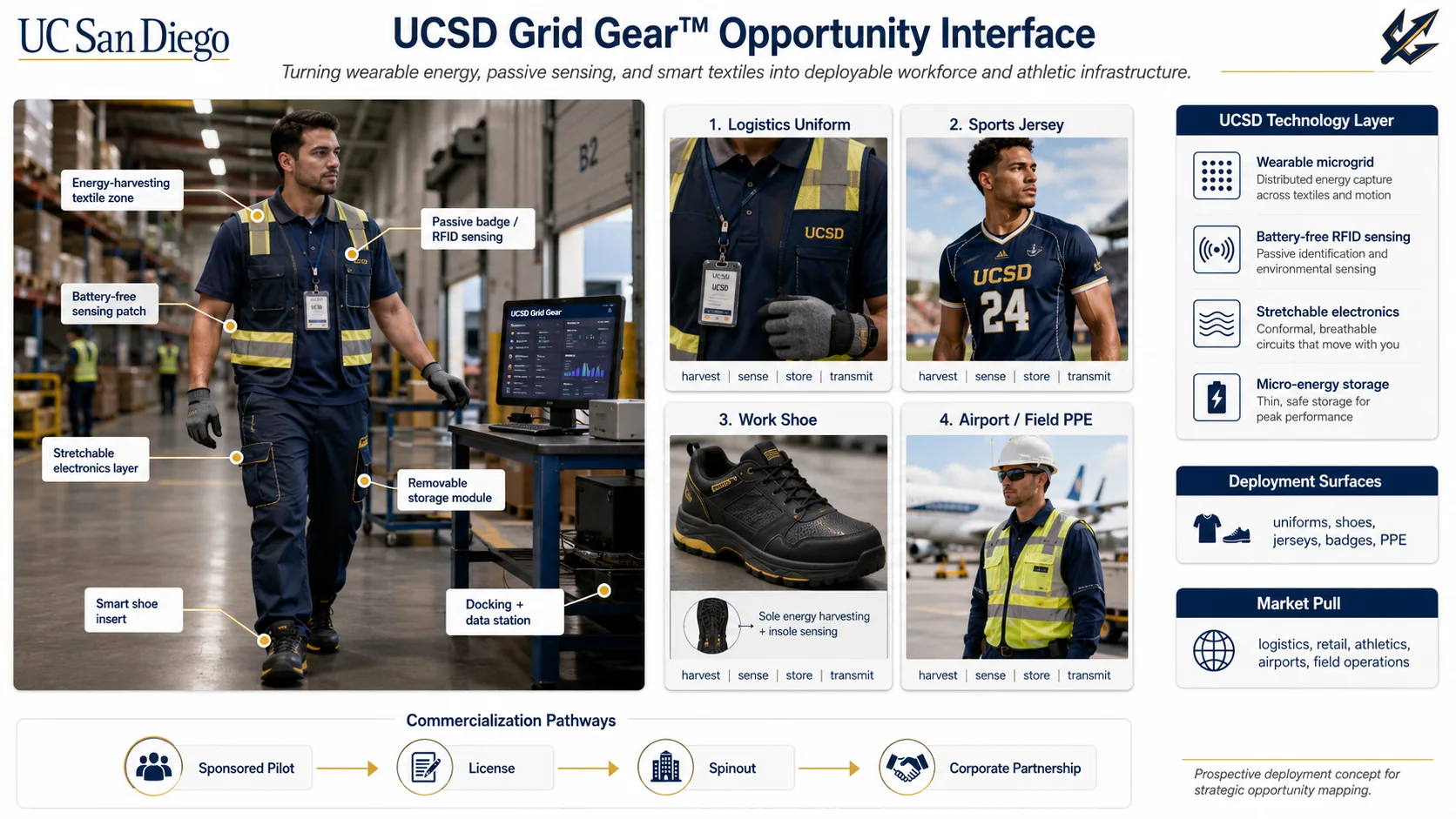 Opportunity blueprint translating technology into products, markets, and pathways